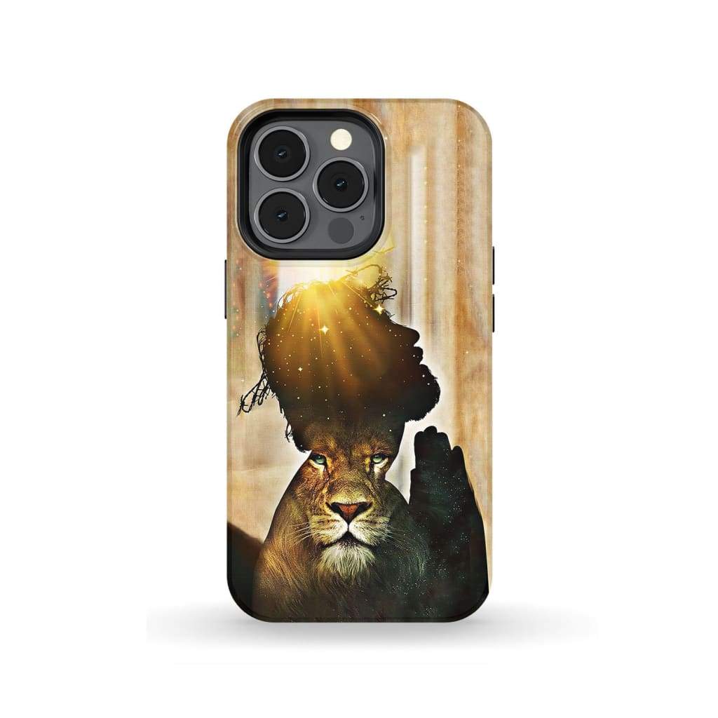 Jesus Lion Of Judah Christian Phone Case - Jesus Phone Cases - Inspirational Bible Scripture iPhone Cases