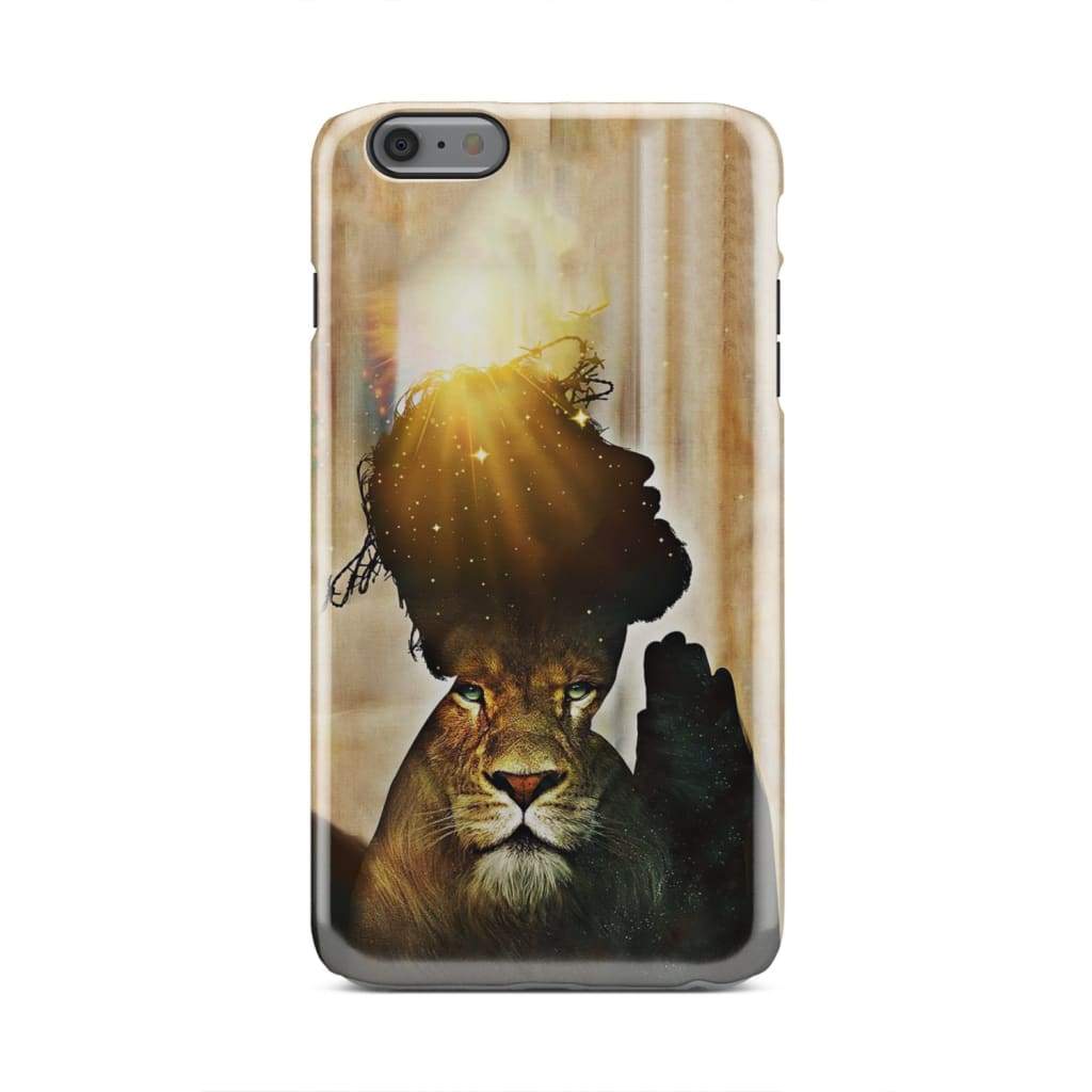 Jesus Lion Of Judah Christian Phone Case - Jesus Phone Cases - Inspirational Bible Scripture iPhone Cases