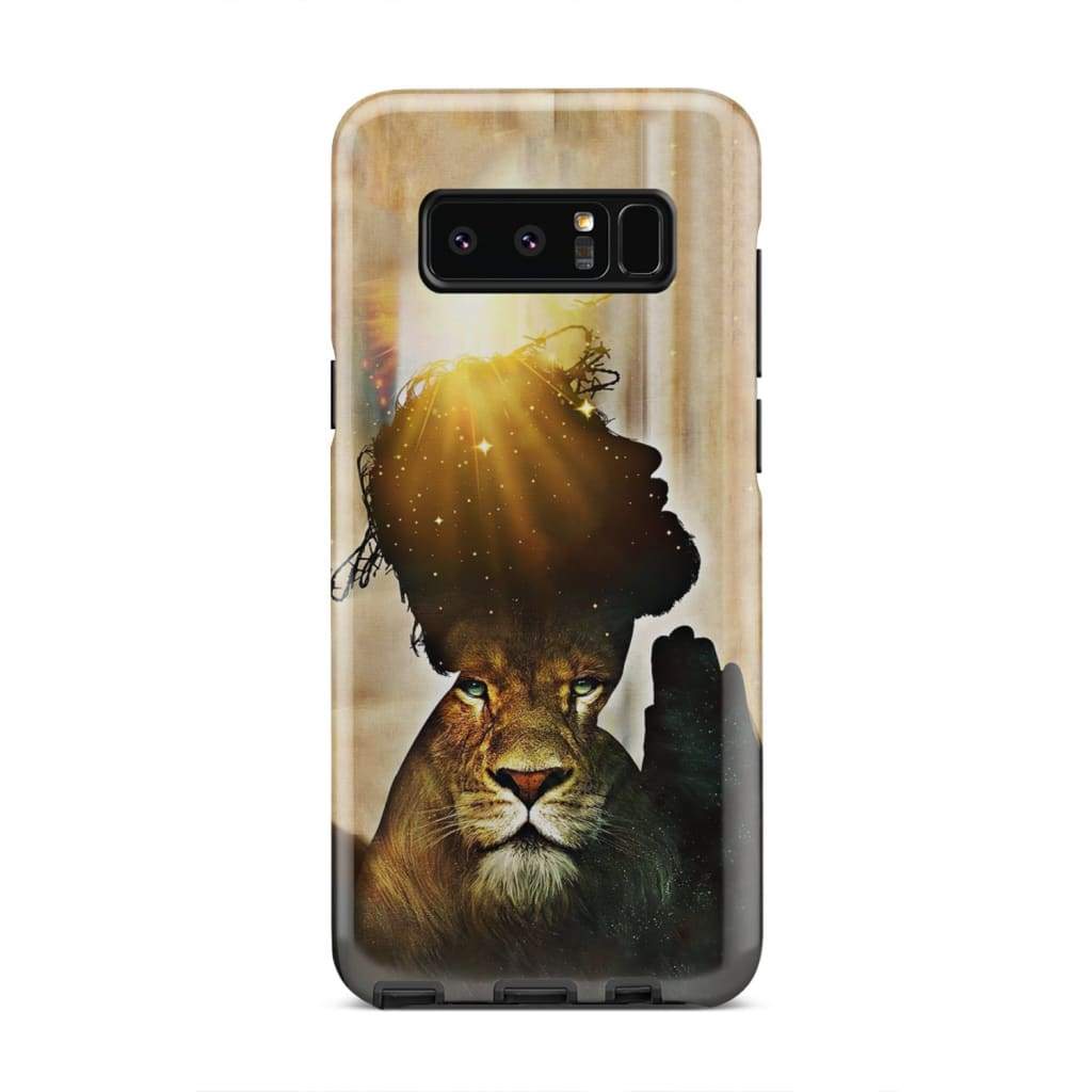 Jesus Lion Of Judah Christian Phone Case - Jesus Phone Cases - Inspirational Bible Scripture iPhone Cases