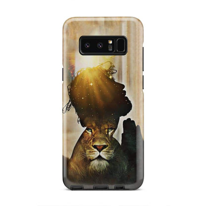 Jesus Lion Of Judah Christian Phone Case - Jesus Phone Cases - Inspirational Bible Scripture iPhone Cases