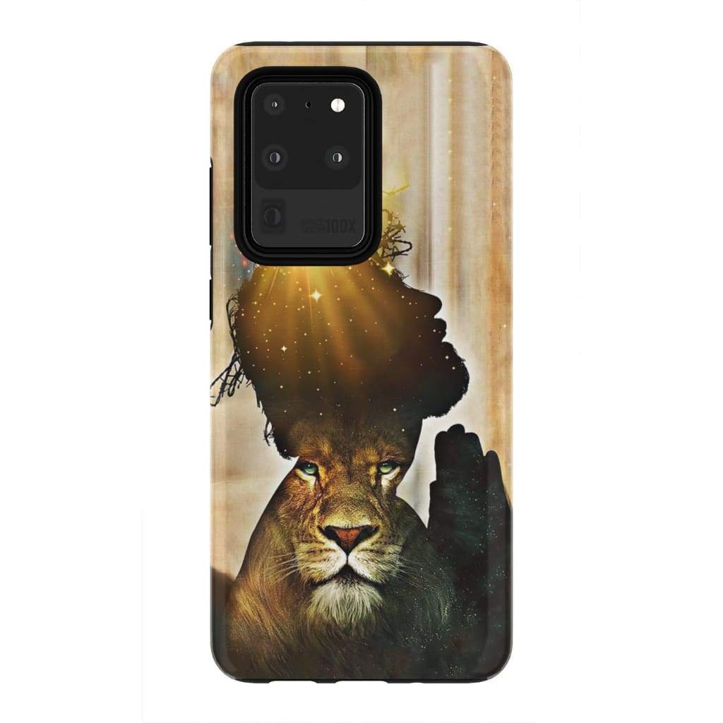 Jesus Lion Of Judah Christian Phone Case - Jesus Phone Cases - Inspirational Bible Scripture iPhone Cases