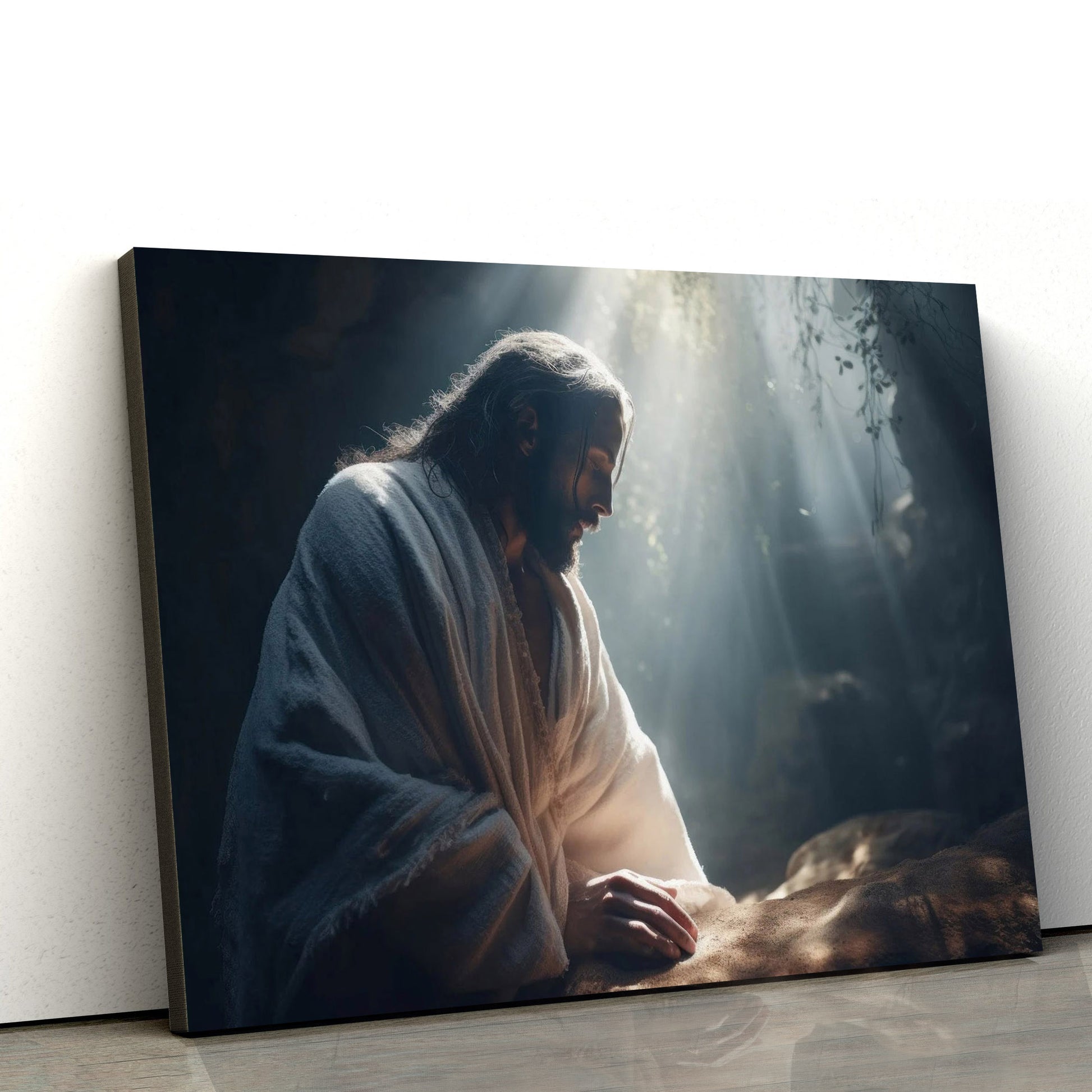 Jesus Lives Jesus Bible Art Modern Bible - Canvas Pictures - Jesus Canvas Art - Christian Wall Art