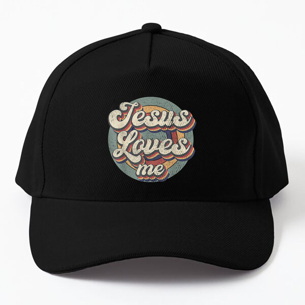 Jesus Loves Me Vintage God Christian Believers Lover Cap