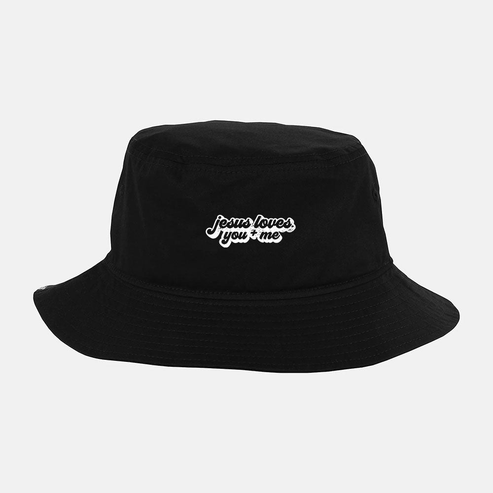 Jesus Loves You And Me Bucket Hat