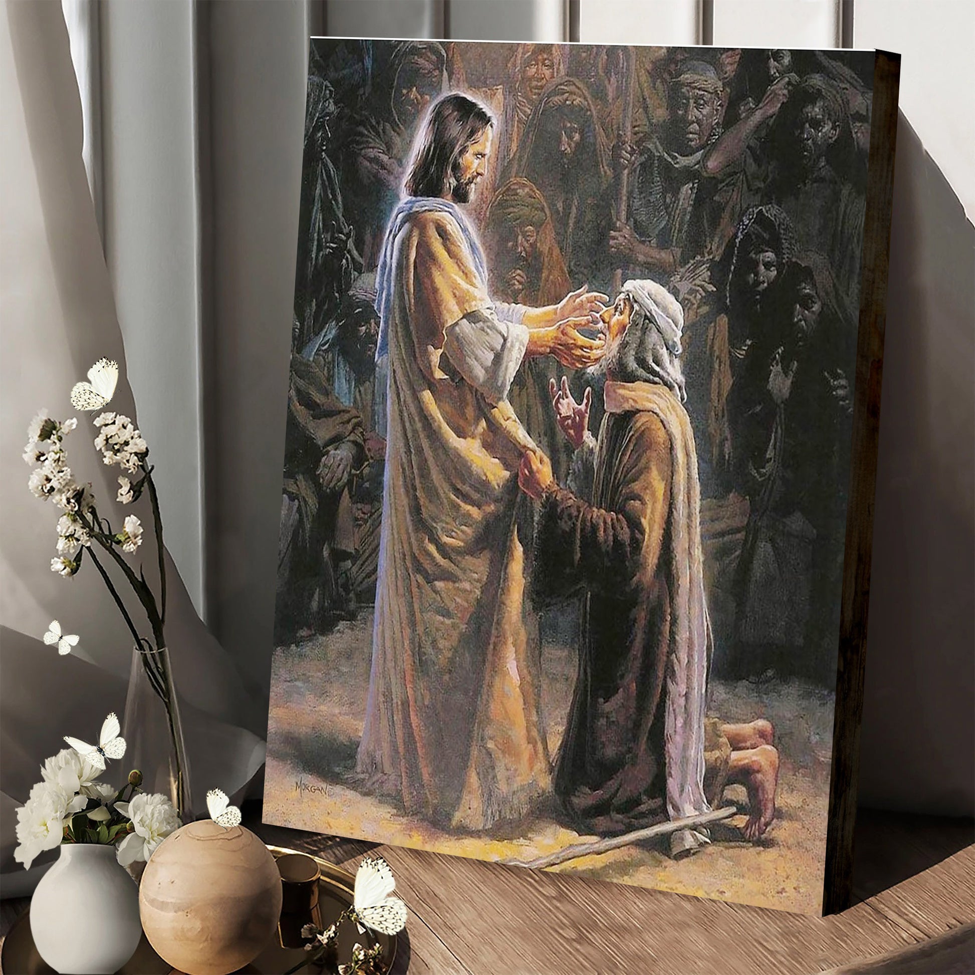 Jesus Miracles Canvas Picture - Jesus Christ Canvas Art - Christian Wall Canvas