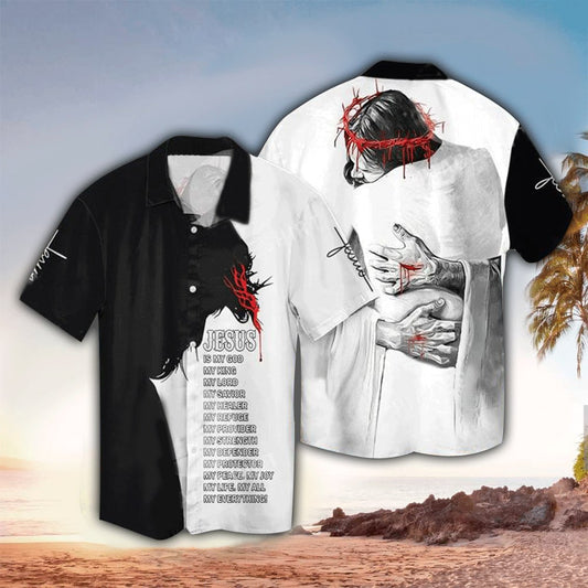 Jesus My Everything 3d Hawaiian Shirt - Christian Hawaiian Shirts For Men & Women