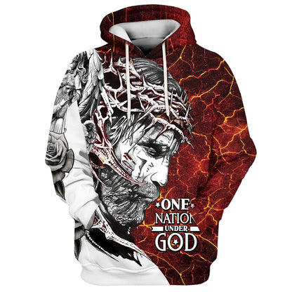 Jesus My God My King God Hoodies - Jesus Hoodie - Men & Women Christian Hoodie - 3D Printed Hoodie