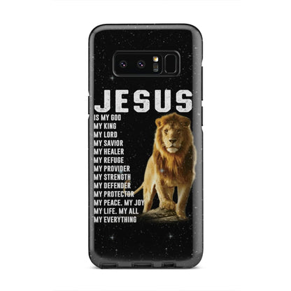 Jesus My God My King My Lord My Savior My Everything Phone Case - Inspirational Bible Scripture iPhone Cases