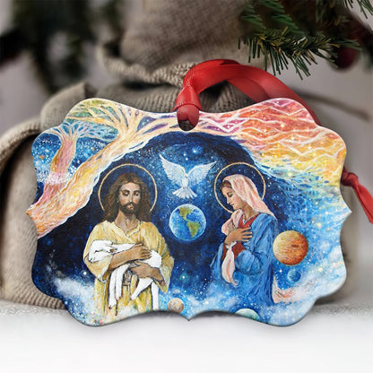 Jesus Nativity 5 Metal Ornament - Christmas Ornament - Christmas Gift