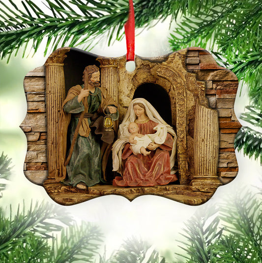 Jesus Nativity Ornament 1 - Christmas Ornament - Ciaocustom