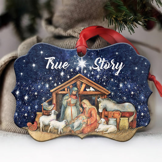 Jesus Nativity True Story Ornament - Christmas Ornament - Ciaocustom