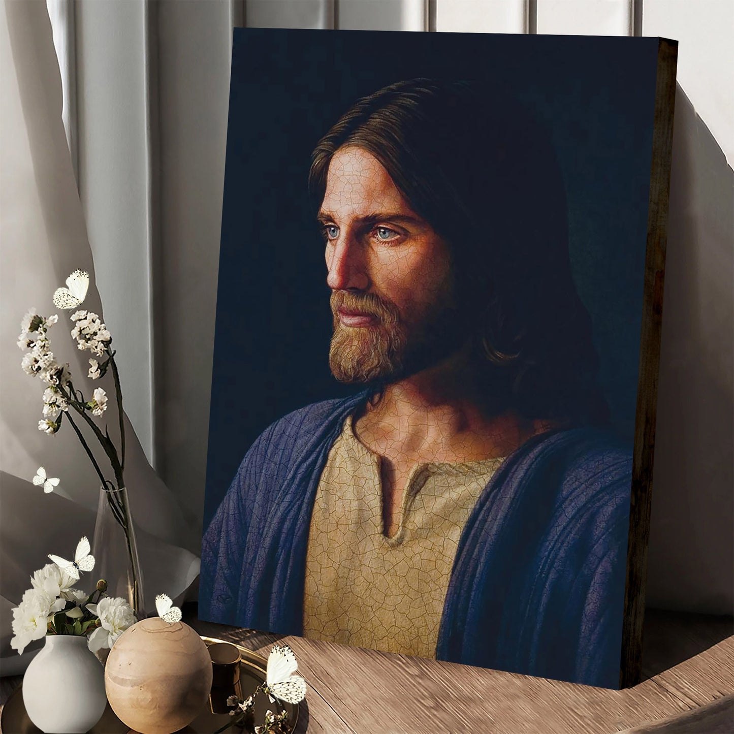 Jesus Of Nazareth Canvas Wall Art - Jesus Picture - Jesus Portrait Canvas