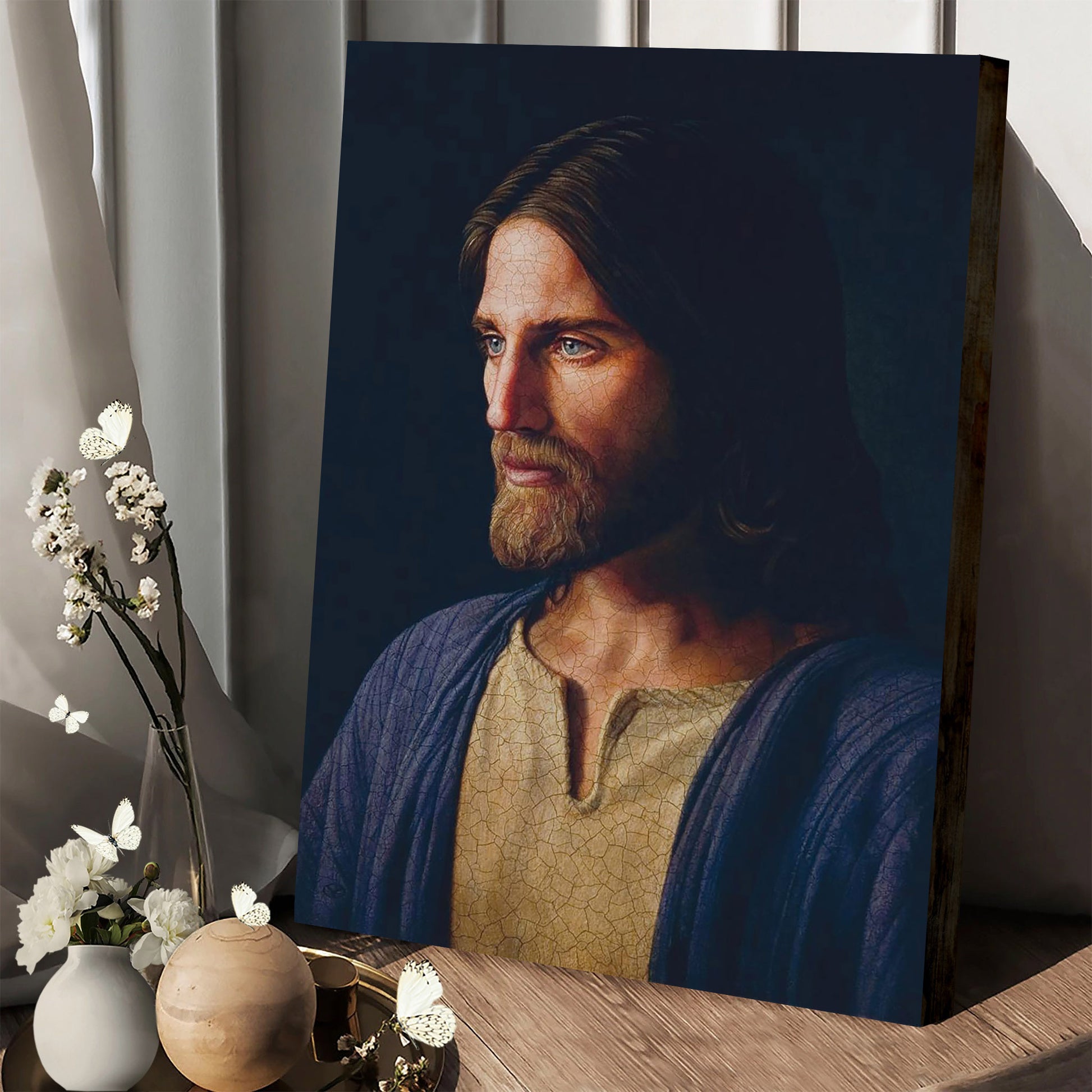 Jesus Of Nazareth Canvas Wall Art - Jesus Picture - Jesus Portrait Canvas