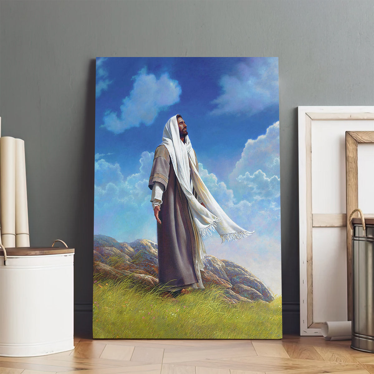 Jesus On Mountain Be Still Canvas Pictures - Jesus Canvas Painting - Christian Canvas Prints