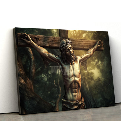Jesus On The Cross 1 - Canvas Picture - Jesus Christ Canvas - Christian Wall Art