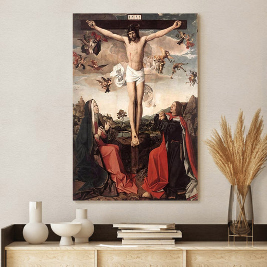 Jesus On The Cross Canvas Picture - Jesus Christ Canvas Art - Christian Wall Canvas