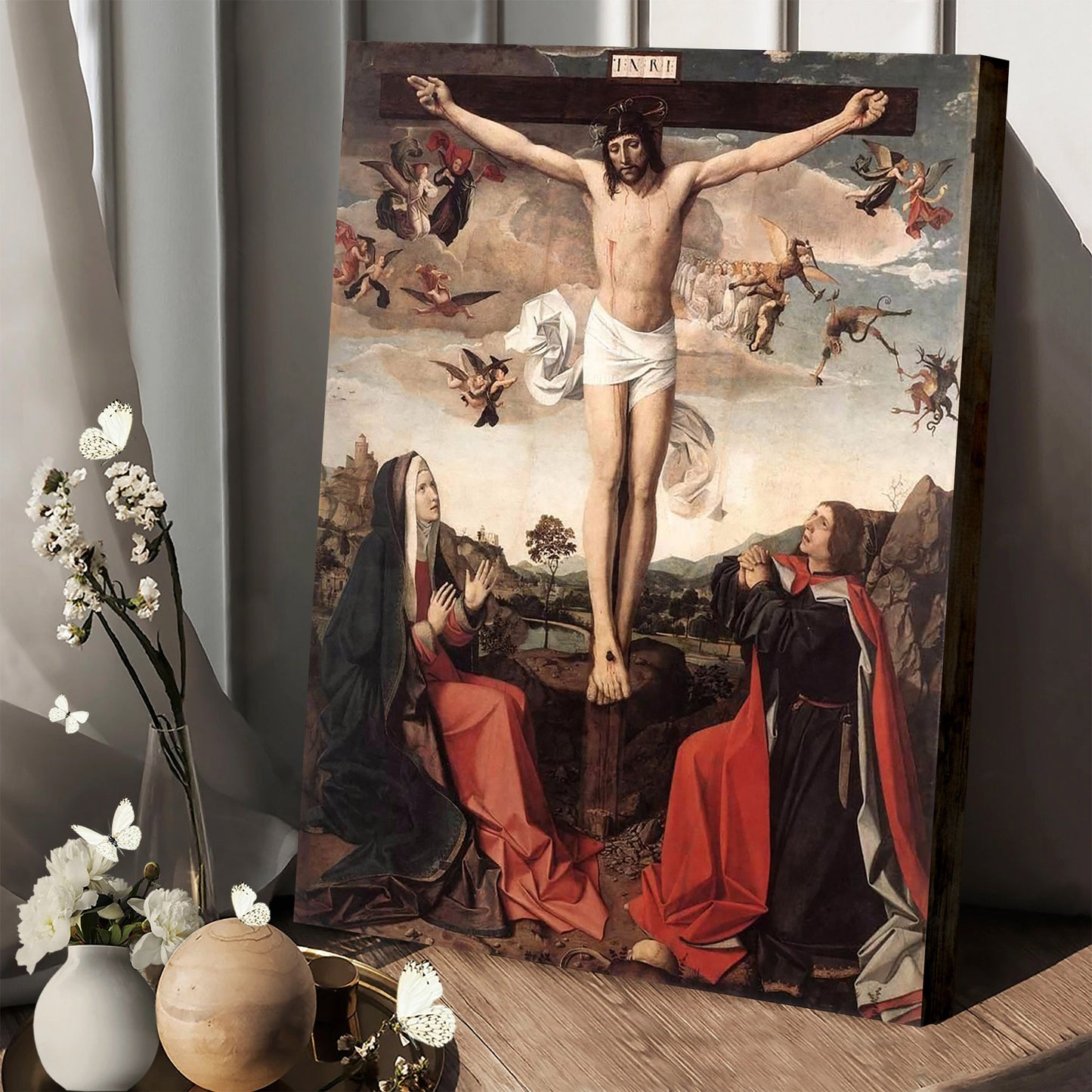 Jesus On The Cross Canvas Picture - Jesus Christ Canvas Art - Christian Wall Canvas