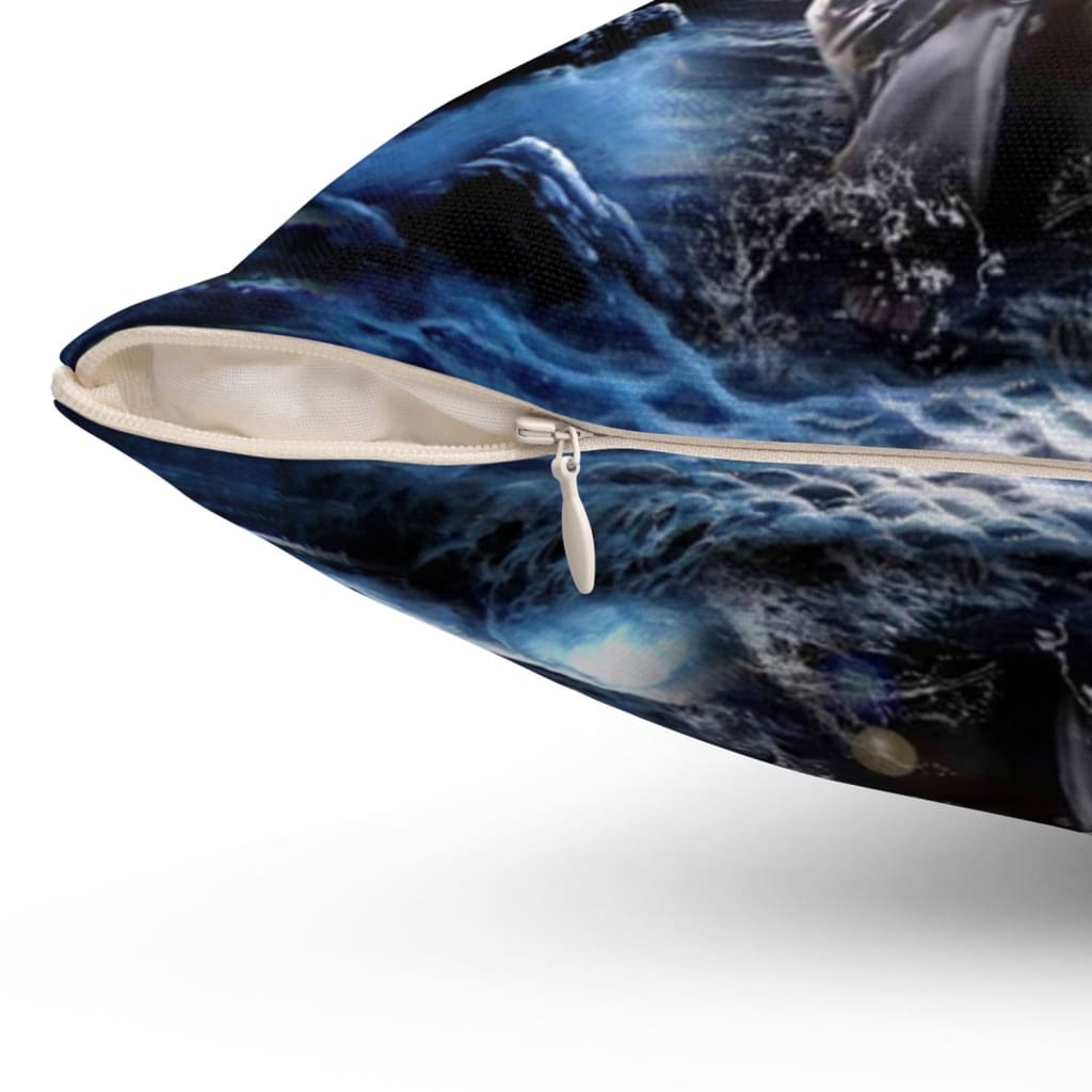 Jesus Outstretched Hands Saves Christian Pillow