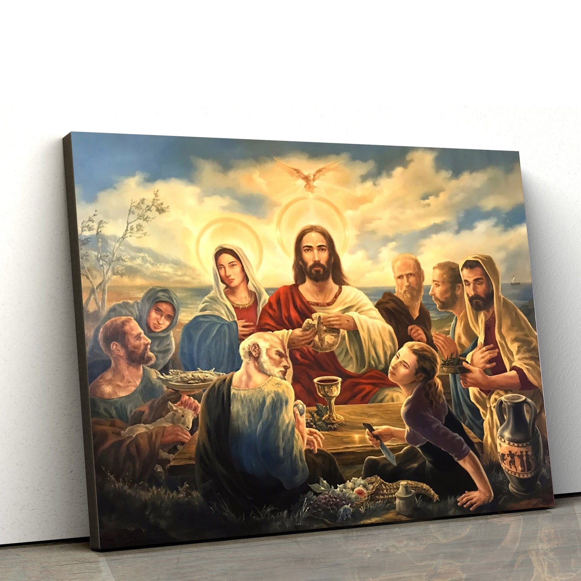 Jesus Painting - Jesus Canvas Wall Art - Christian Wall Art