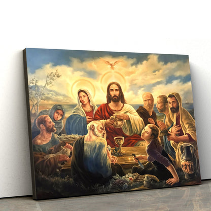 Jesus Painting - Jesus Canvas Wall Art - Christian Wall Art