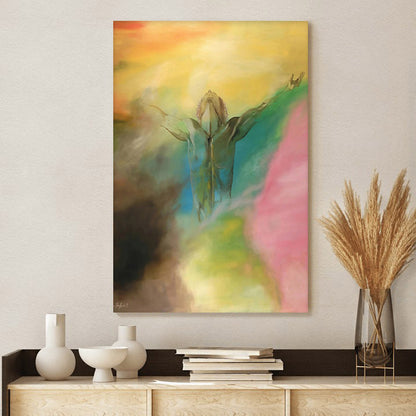 Jesus Painting Jesus Loves Easter Christianity - Canvas Pictures - Jesus Canvas Art - Christian Wall Art