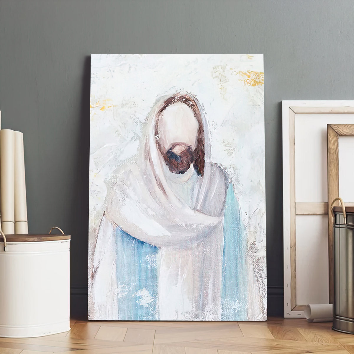 Jesus Paper Print - Religious Posters - Jesus Painting On Canvas