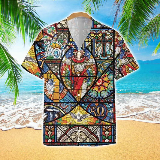 Jesus Pattern Jesus Hawaiian Shirt - Christian Hawaiian Shirts For Men & Women