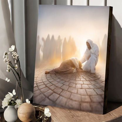 Jesus Perfect Love - Canvas Pictures - Jesus Canvas Art - Christian Wall Art