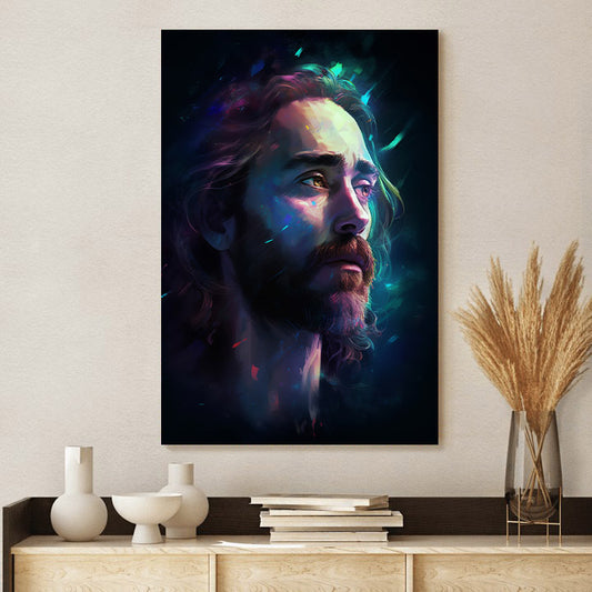 Jesus Picture - Canvas Picture - Jesus Christ Canvas - Christian Wall Art