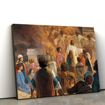 Jesus Picture - Jesus Canvas Wall Art - Christian Wall Art