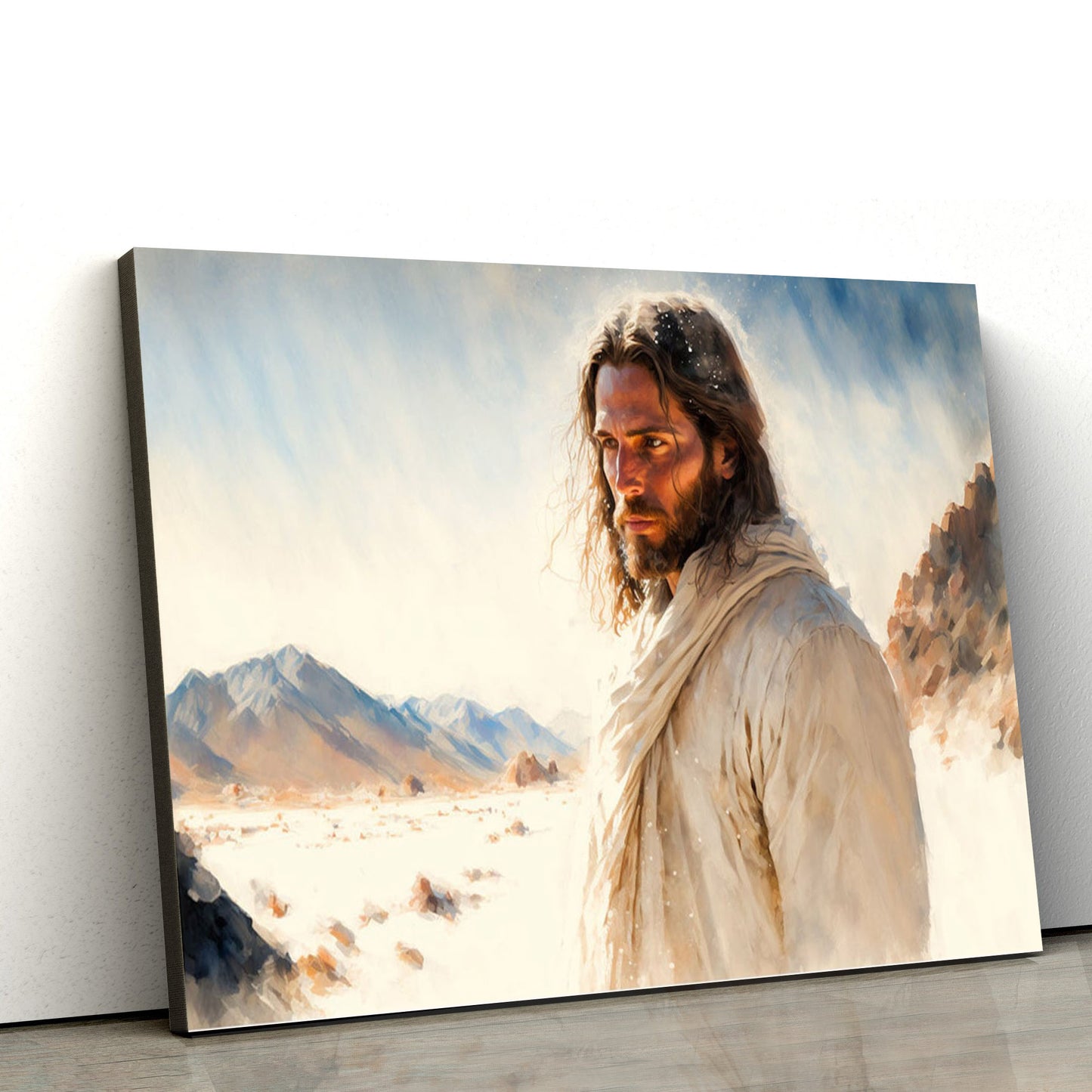 Jesus Picture Canvas Pictures - Jesus Christ Canvas Art - Christian Wall Canvas