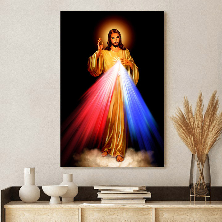 Jesus Picture Canvas Wall Art - Jesus Christ Canvas - Christian Wall Art