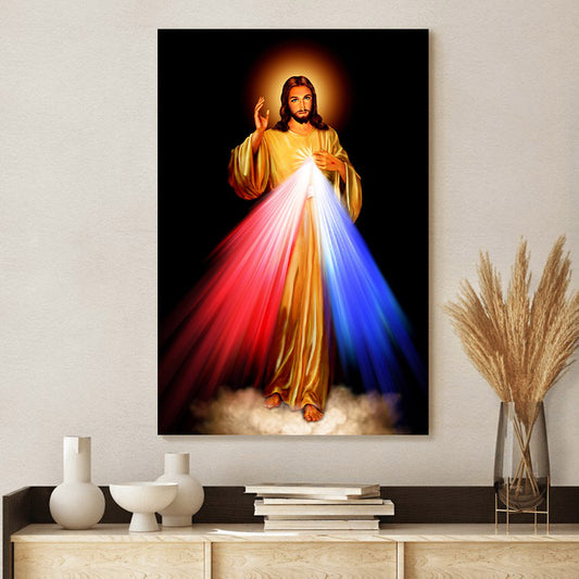 Jesus Picture Canvas Wall Art - Jesus Christ Canvas - Christian Wall Art