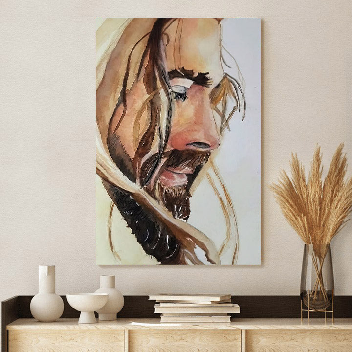 Jesus Pictures Canvas Pictures - Jesus Painting Canvas - Christian Canvas Wall Art