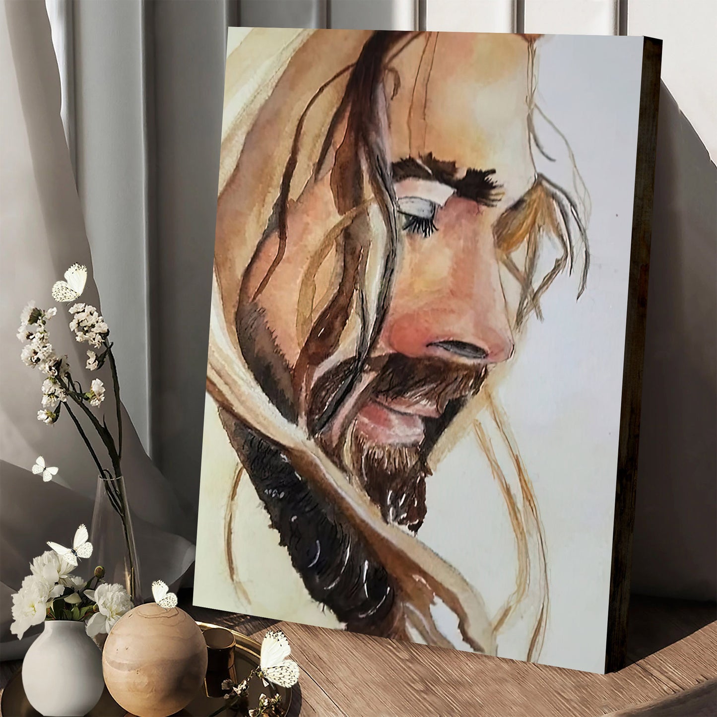 Jesus Pictures Canvas Pictures - Jesus Painting Canvas - Christian Canvas Wall Art