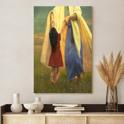 Jesus Playing With Children - Canvas Pictures - Jesus Canvas Art - Christian Wall Art
