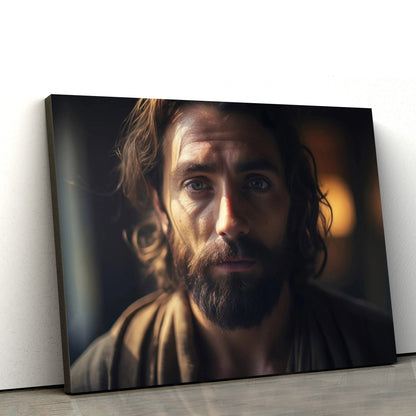 Jesus Portrait - Canvas Picture - Jesus Canvas Pictures - Christian Wall Art