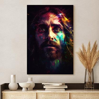 Jesus Portrait - Canvas Picture - Jesus Christ Canvas - Christian Wall Art