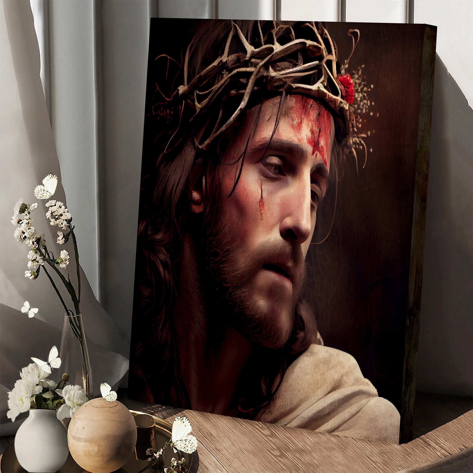 Jesus Portrait - Jesus Canvas Art - Christian Wall Art