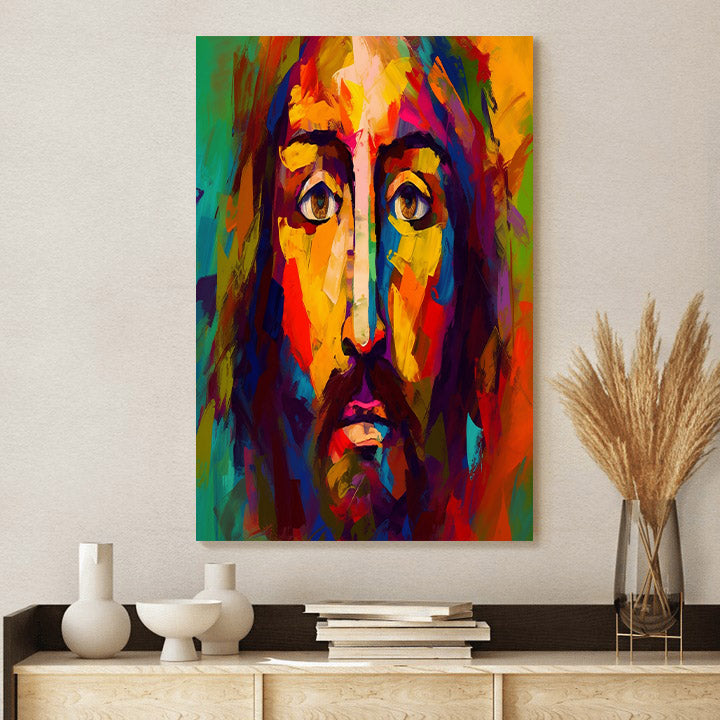 Jesus Portrait - Jesus Canvas Pictures - Christian Wall Art