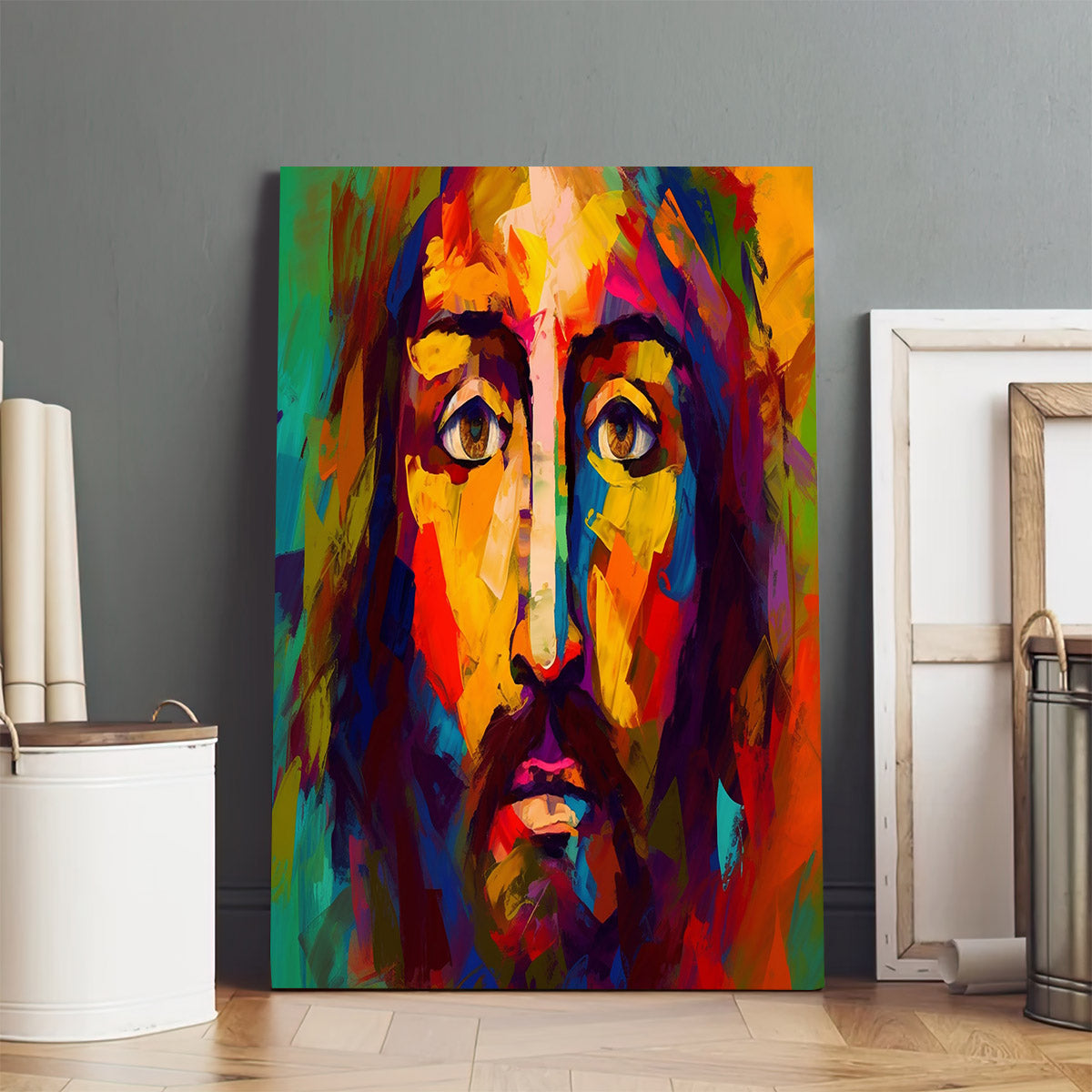 Jesus Portrait - Jesus Canvas Pictures - Christian Wall Art
