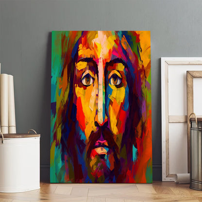 Jesus Portrait - Jesus Canvas Pictures - Christian Wall Art