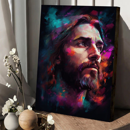 Jesus Portrait 1 - Canvas Picture - Jesus Christ Canvas - Christian Wall Art