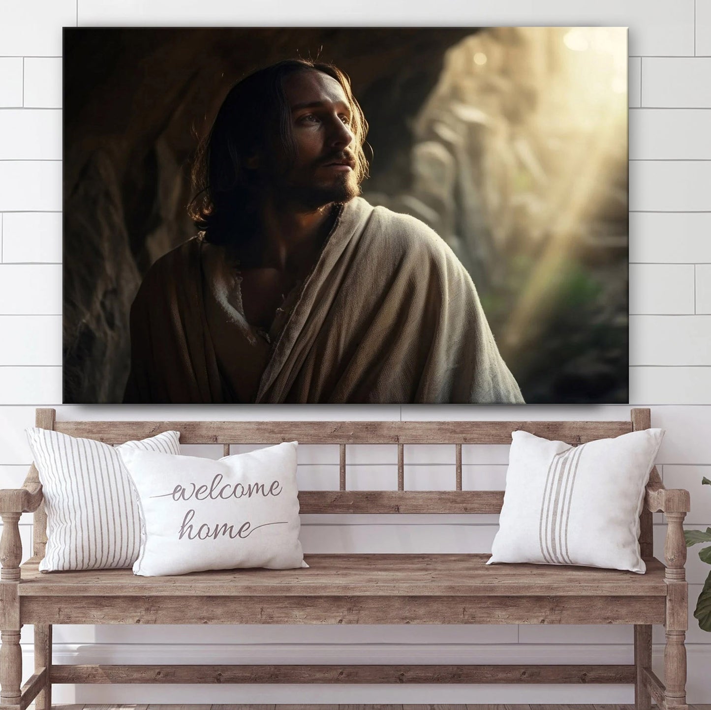 Jesus Portrait 1 - Canvas Pictures - Jesus Canvas Art - Christian Wall Art