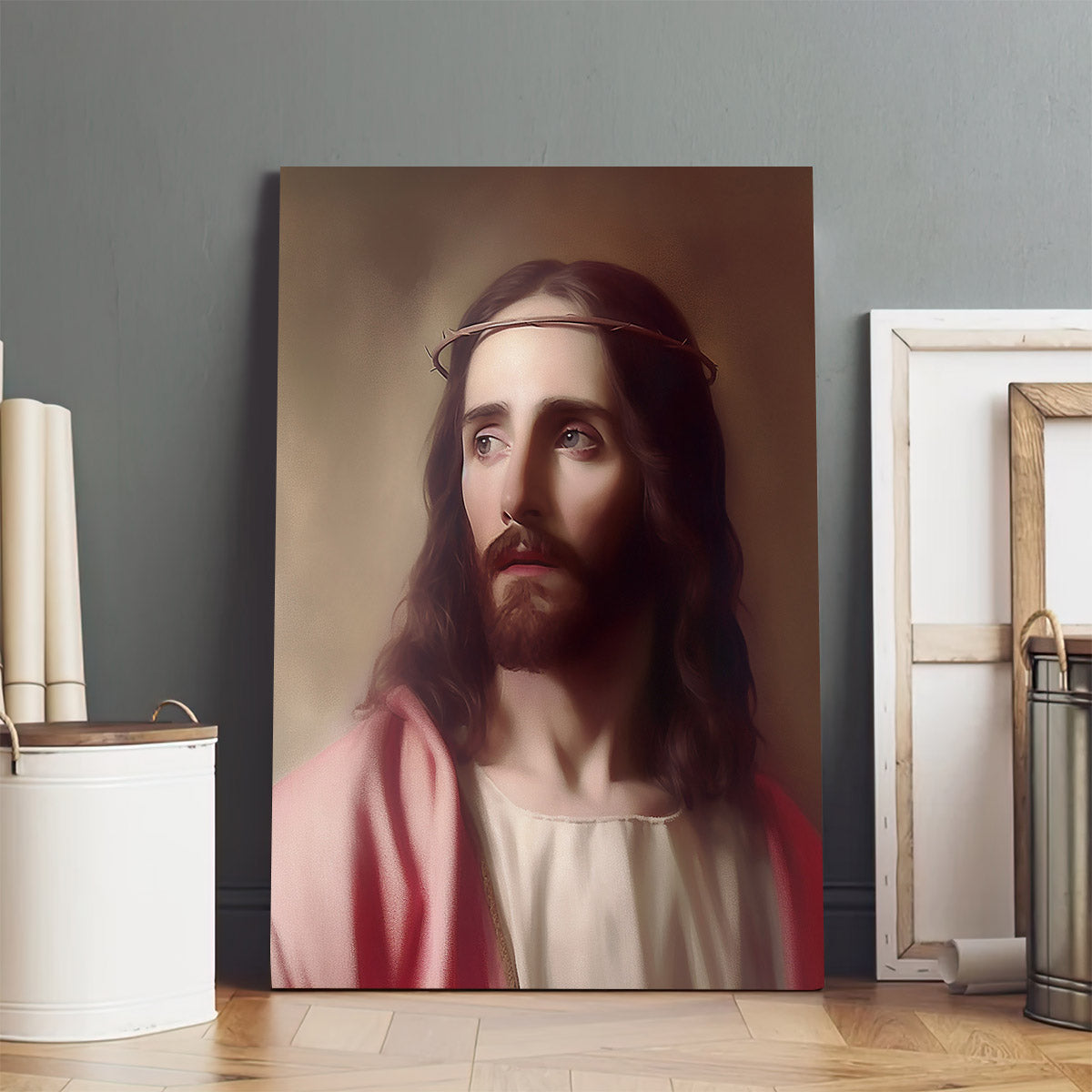 Jesus Portrait 1 - Canvas Pictures - Jesus Christ Canvas - Christian Wall Art
