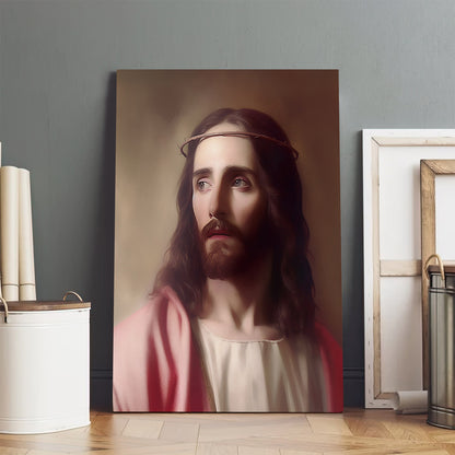 Jesus Portrait 1 - Canvas Pictures - Jesus Christ Canvas - Christian Wall Art