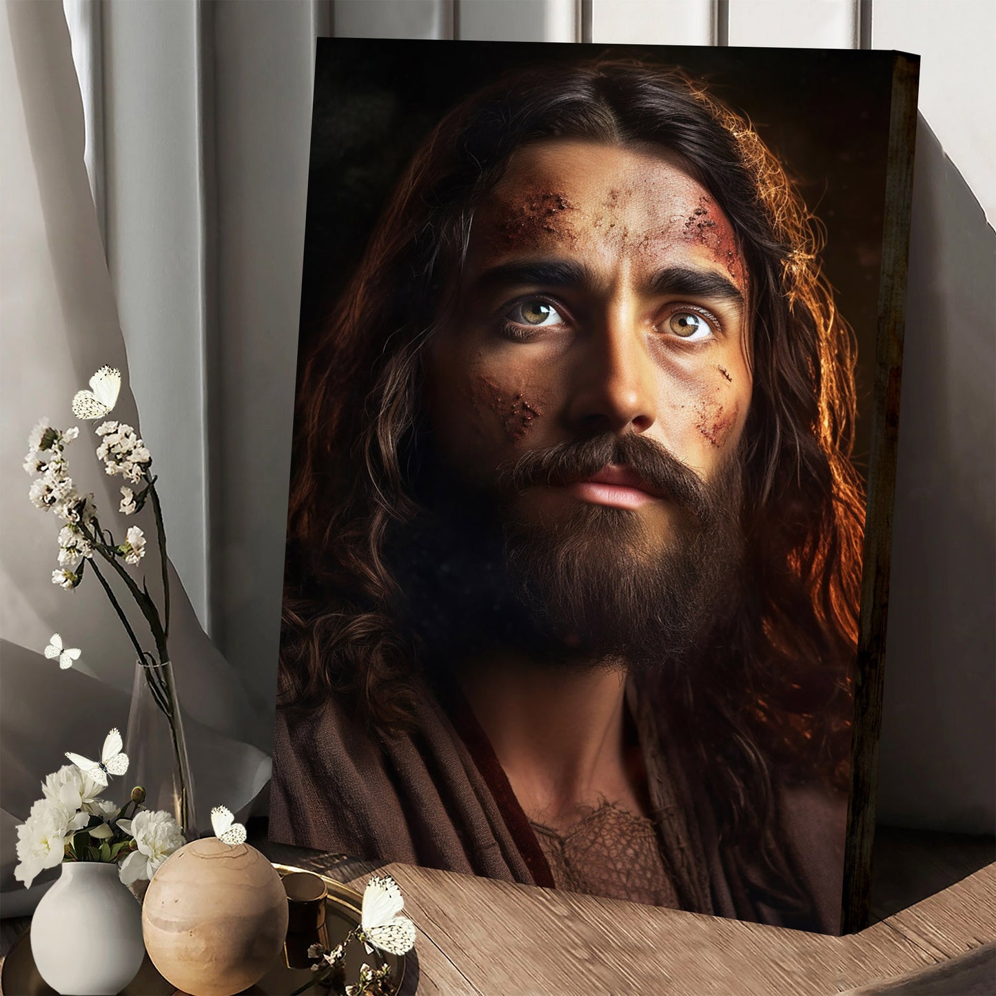 Jesus Portrait 1 - Jesus Canvas Pictures - Christian Wall Art