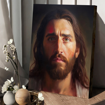 Jesus Portrait 2 - Canvas Picture - Jesus Christ Canvas - Christian Wall Art