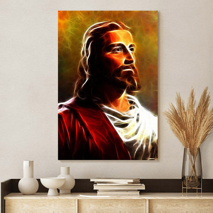 Jesus Portrait Canvas Pictures - Christian Canvas Wall Decor - Religious Wall Art Canvas