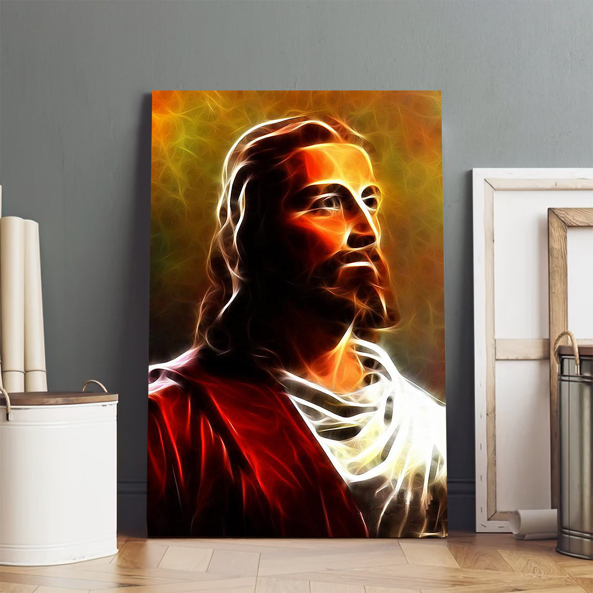 Jesus Portrait Canvas Pictures - Christian Canvas Wall Decor - Religious Wall Art Canvas